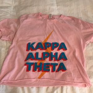 Kappa Alpha Theta Shirt Crop